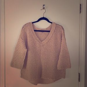Free People blush sweater